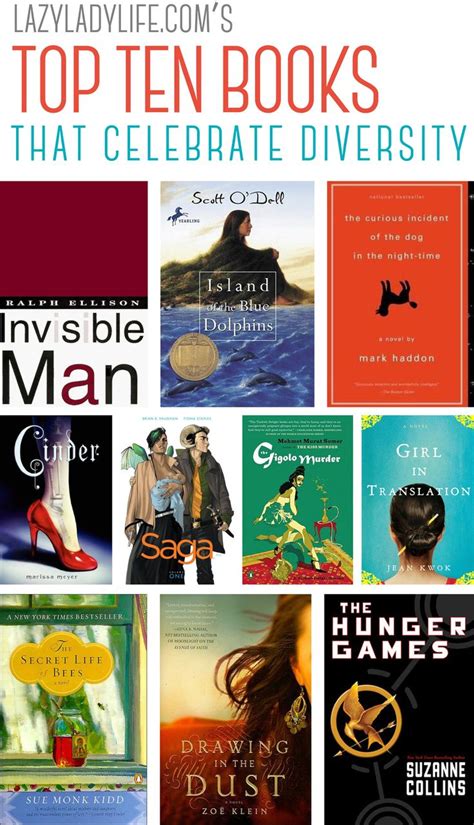 Top Ten Books That Celebrate Diversity — Lazy Lady Top Ten Books