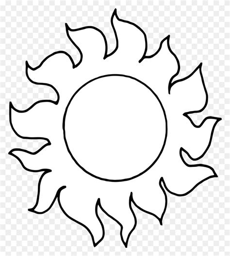 Clipart Sun Black And White Drawing 292x300 Black And White Sun Clipart