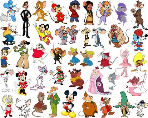 Famous Cartoon Mice List