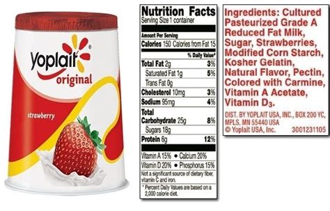 33 Yoplait Yogurt Ingredients Label Labels For Your Ideas