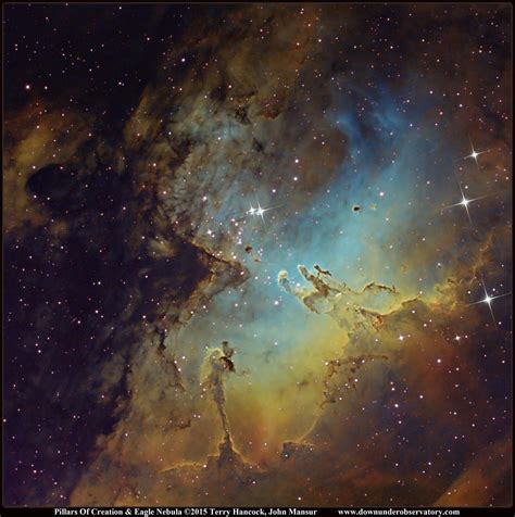 The Pillars Of Creation And Eagle Nebula A Star Forming Region Within