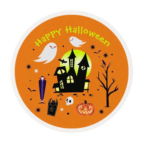Spooktacular Halloween Edible Frosting Rounds Zazzle In 2022