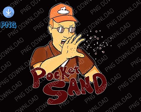 King Of The Hill Dale Gribble Pocket Sand Shirt Black Designs Etsy
