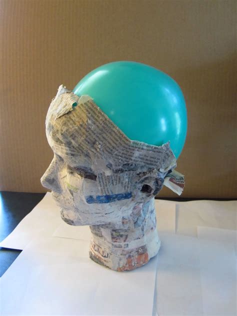 Objectsandsubjects Making A Paper Mache Head
