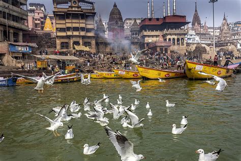 Manikarnika The Historical Ghat Of Varanasi Up India By Sudipta Das