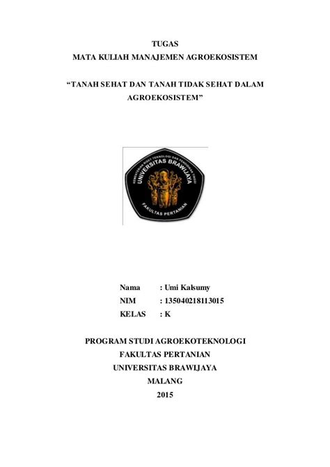 Contoh Cover Tugas Individu Kuliah - Galeri Sampul