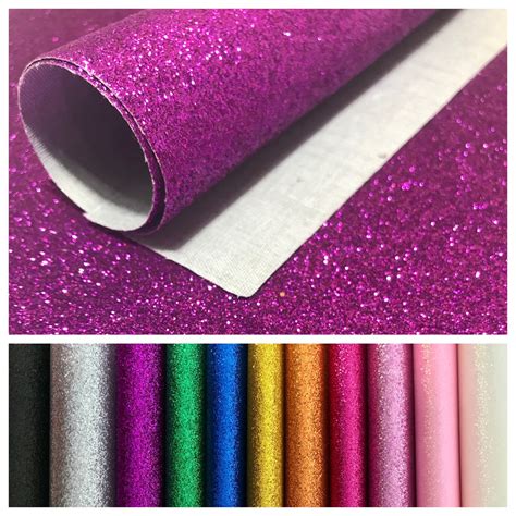 Light Purple Glitter Fabric Sheet Canvas Backed Fine Glitter Etsy