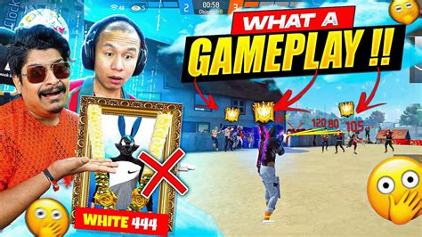 What A Gameplay New Last White 444 In Free Fire Youtube