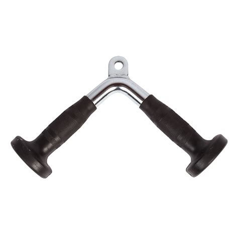 Randy And Travis Rubber Coated Tricep Pushdown Bar Attachment Gym