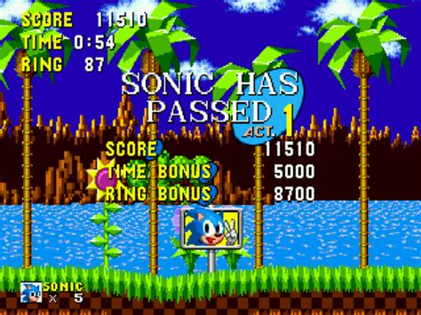 Play Sonic 1 Beta Remake Sonic The Hedgehog Hack Online Rom Sega