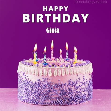 100 Hd Happy Birthday Gioia Cake Images And Shayari