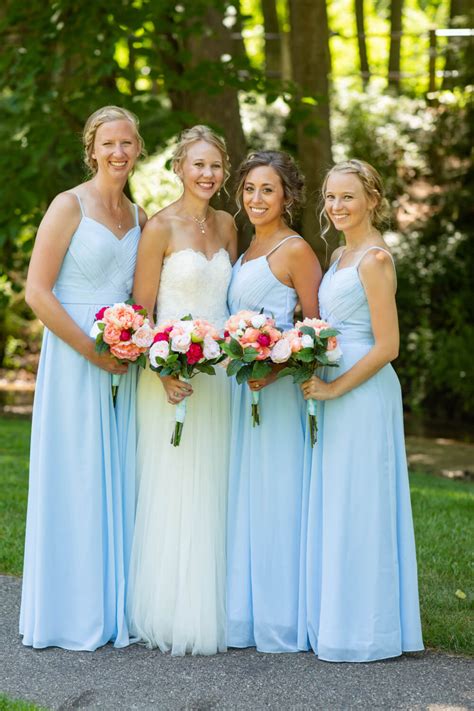 A Perfect Ice Blue Summer Wedding At Hudsonville Mi Aaron And Brookes Wedding Colorsbridesmaid