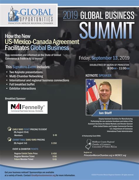 2019 Global Opportunities Business Summit Middlesex County Regional