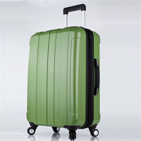 Forecast 24 Expandable Upright Spinner Green Suitcase Luggage