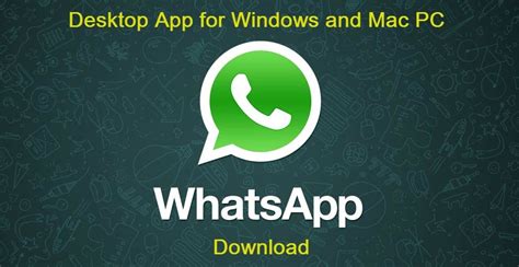 Whatsapp Desktop App For Windows And Mac Released Download And How To