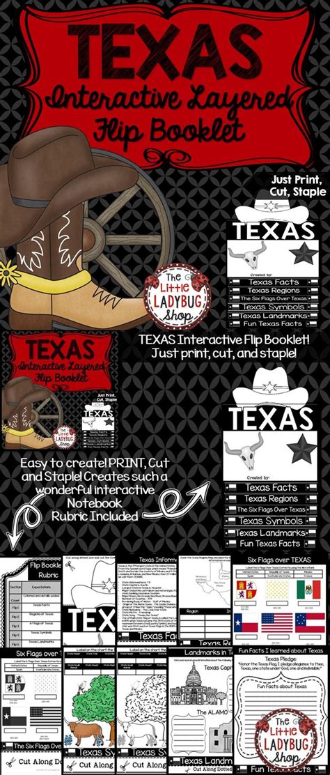 Texas Interactive Flip Booklet Is Perfect For Studying And Learning