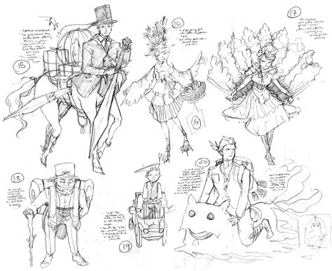 Mica Concept Art Il 247 Spring 2012 Character Design Sketches