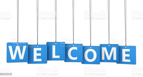 Welcome Sign Paper Tags Stock Photo Download Image Now Istock