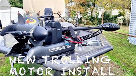 Installing Trolling Motor On Bow Of Bass Tracker 175 Youtube