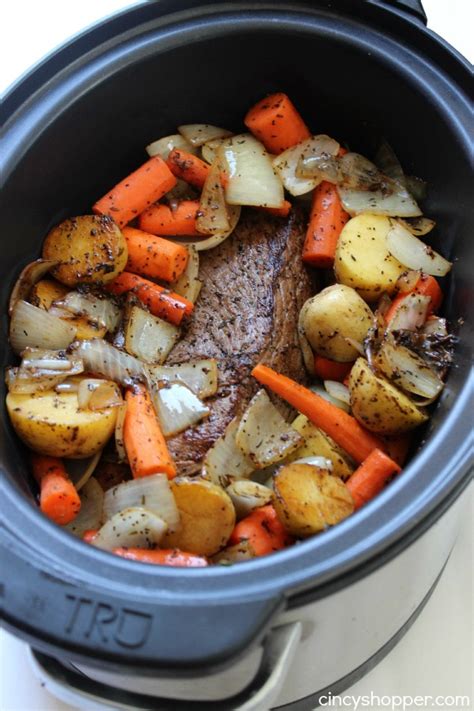 It's one of my favorites for comfort food and is packed with tons of flavor. Slow Cooker Pot Roast - CincyShopper