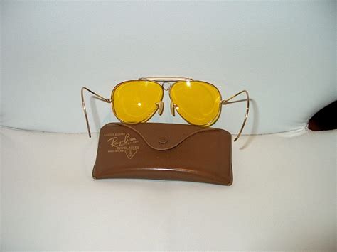 vintage ray ban bausch and lomb 1 10 12k gf shooter s sunglasses 62mm w case ebay