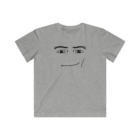 Roblox Man Face Boy T Shirt Funny Gamer Birthday Christmas Etsy