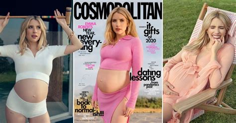 Emma Roberts Becomes First Pregnant Star To Grace Cosmopolitan Cover