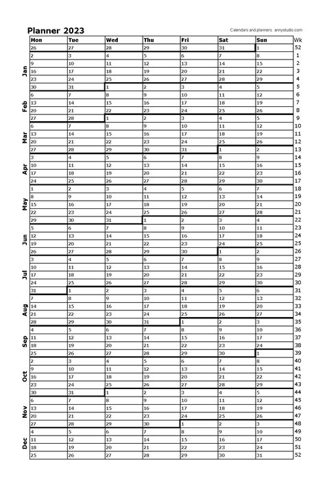 Free Printable Calendars And Planners 2023 And 2024 Artofit