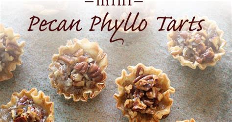 Recipes Mini Pecan Phyllo Tarts