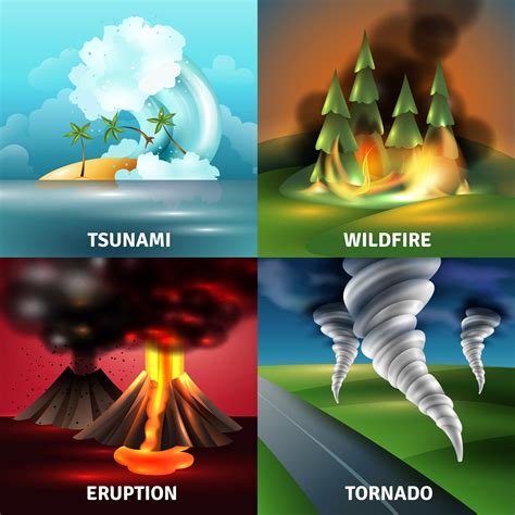 Natural Disasters Design Concept 480228 Vector Art At Vecteezy