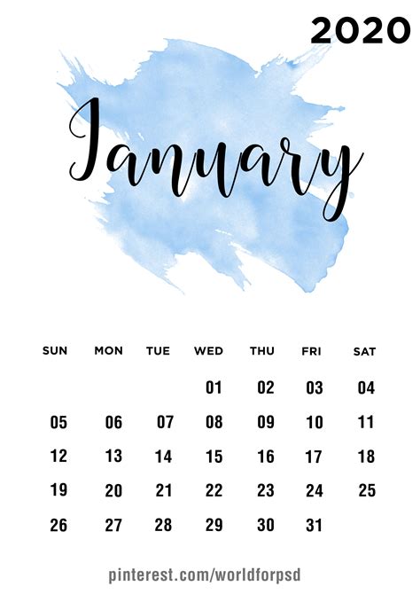 January 2020 Calendar Design Calendar Calendarideas Jan January2020
