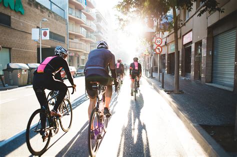 Cycling City Street Royalty Free Stock Photo