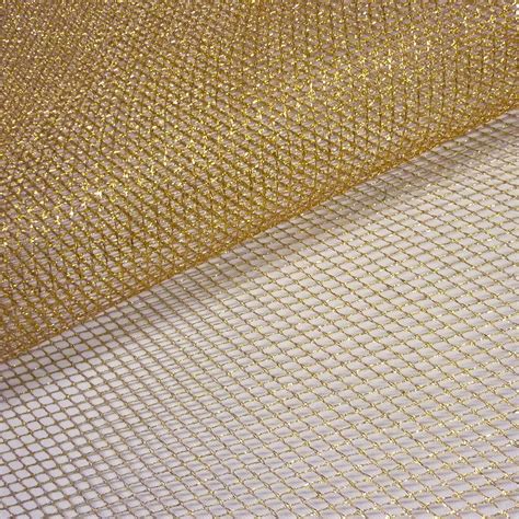 Gold Metallic Mesh Net Fabric Per Metre Uk Home And Kitchen