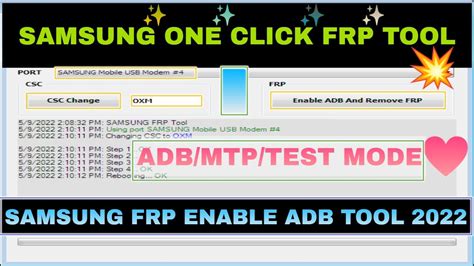 SAMSUNG FRP ENABLE ADB TOOL Samsung Frp Bypass Tool SAMSUNG ONE CLICK FRP TOOL YouTube