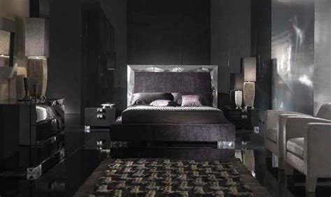 How to decorated luxury bedroom sets. Alux - Black Bedroom Furniture from Elite - DigsDigs