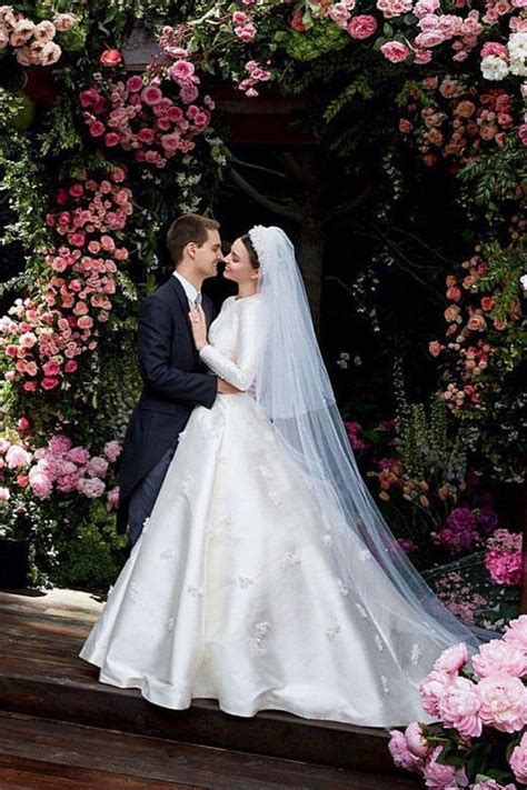 I feel like a milk maid! Miranda Kerr wedding dress | Dior wedding dresses, Wedding ...