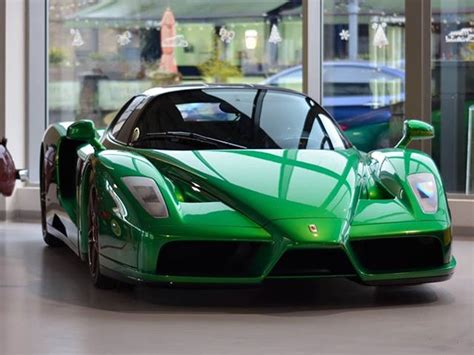 This Is The Only Emerald Green Ferrari Enzo In The World Carbuzz