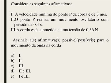 Considere As Seguintes Afirmativas