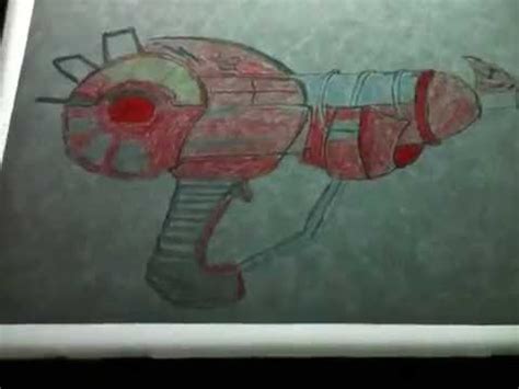 A gun is a weapon consisting of a metal tube, with mechanical attachments, from which projectiles are shot by the force of an explosive; Call of Duty Zombies: Ray Gun Drawing - YouTube