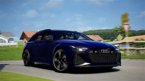 Audi RS6 Avant C8 On Countryside Roads Assetto Corsa Gameplay AC