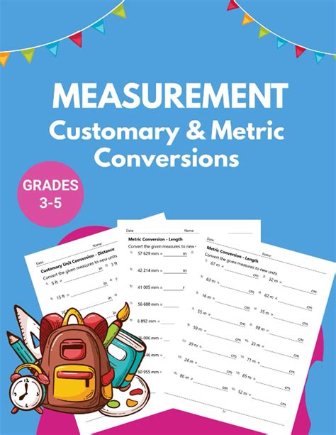 Buy Measurement Customary And Metric Conversions 110 Days Of Practice