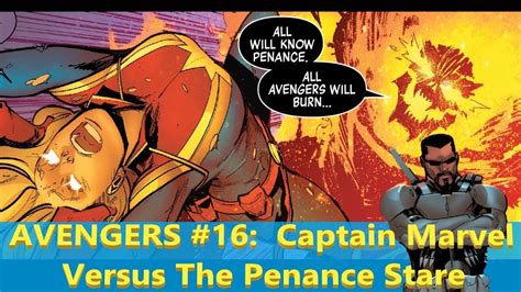 Captain Marvel Versus Ghost Riders Penance Stare Avengers 16 Youtube