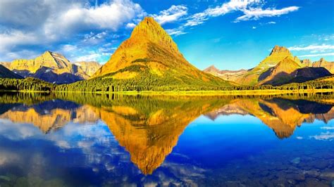 Mountain Reflection On Water 1280 X 720 Wallpaper