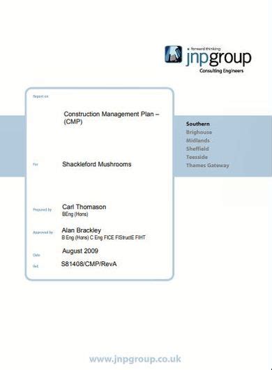 12 Free Construction Management Plan Templates Pdf