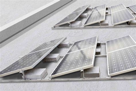 China Pv Ezrack Solarmatrix Flat Roof Mounting System China Pv