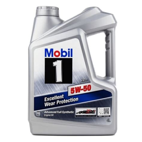 Mobil 1 Excellent Wear Protection 5w 50 Engine Oil 4ltr Full