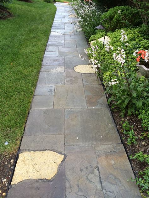 Beautiful Natural Stone Paver Walkway For Your Garden