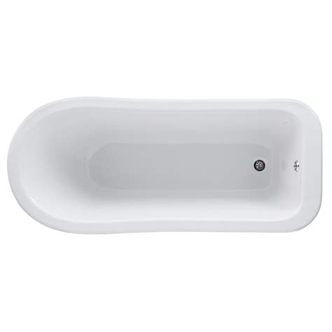 Nuie Brockley 1700mm Single Ended Freestanding Bath With Deacon Legs