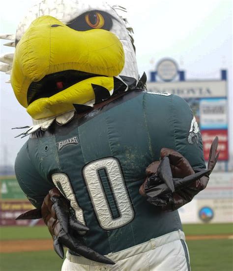 Customers also viewed these products. Swoop the Philadelphia Eagles mascot is joined by an ...