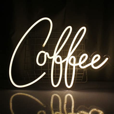Buy Coffee Neon Light Sign Cafe Led Signs Letters Neon Lights For Cafe Shop Bar Cub